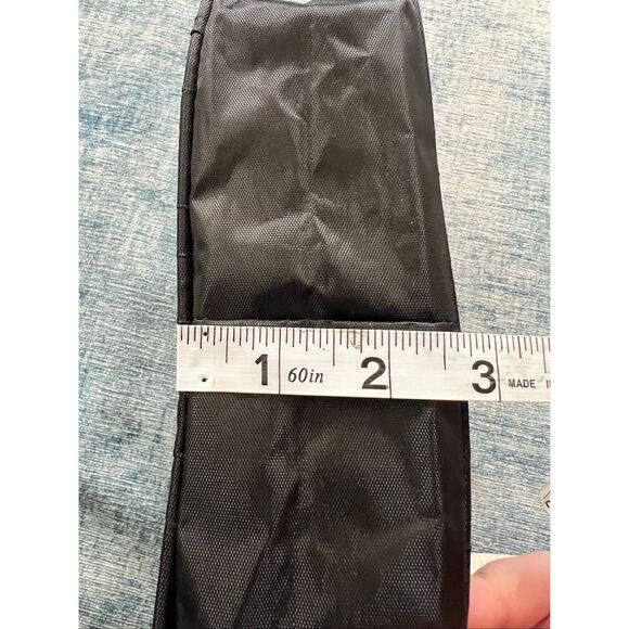 NWT! Boohoo Black Nylon Shoulder Bag w Detachable Crossbody Strap and Pouch - Picture 6 of 6